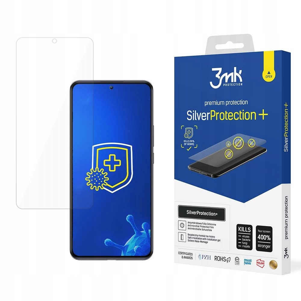Folia ochronna do Xiaomi 12T 12T Pro, na ekran, 3mk SilverProtection+