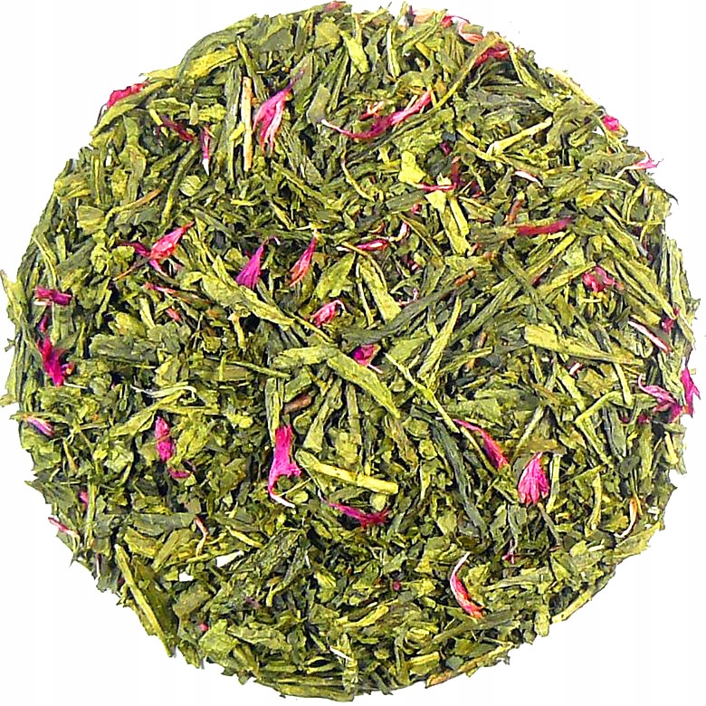 Levně Čaj zelený Sencha Earl Grey Pink 1 kg