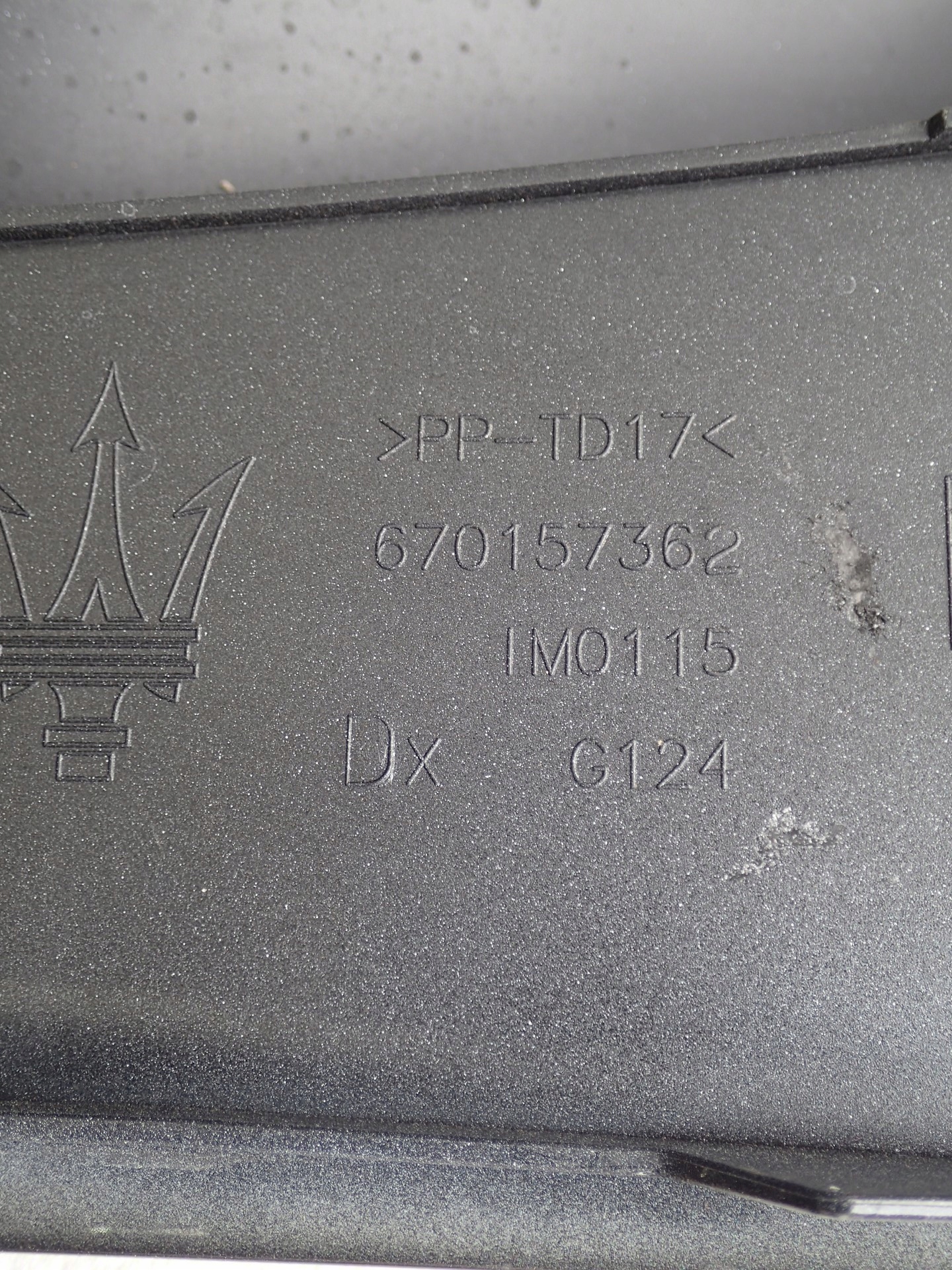 bumper rear part rear MASERATI GRECALE 2022