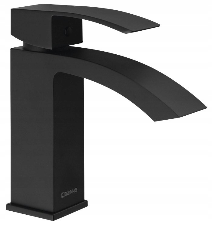 Ginko 35 stojánková umývadlová batéria bez výpuste, čierna mat (1101-02B) /s