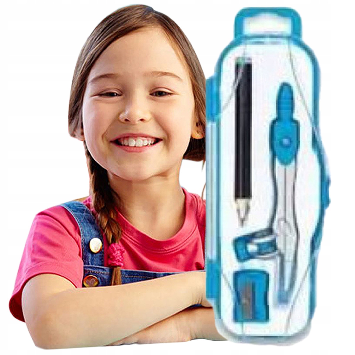 Cyrkiel Szkolny Geometryczny do Rysunku SOLIDNY!!