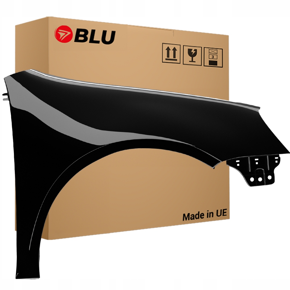 Blu Blatník Vw Golf V 5 L041 LO41 pravý černý 03-09 přední hatchback Schwar