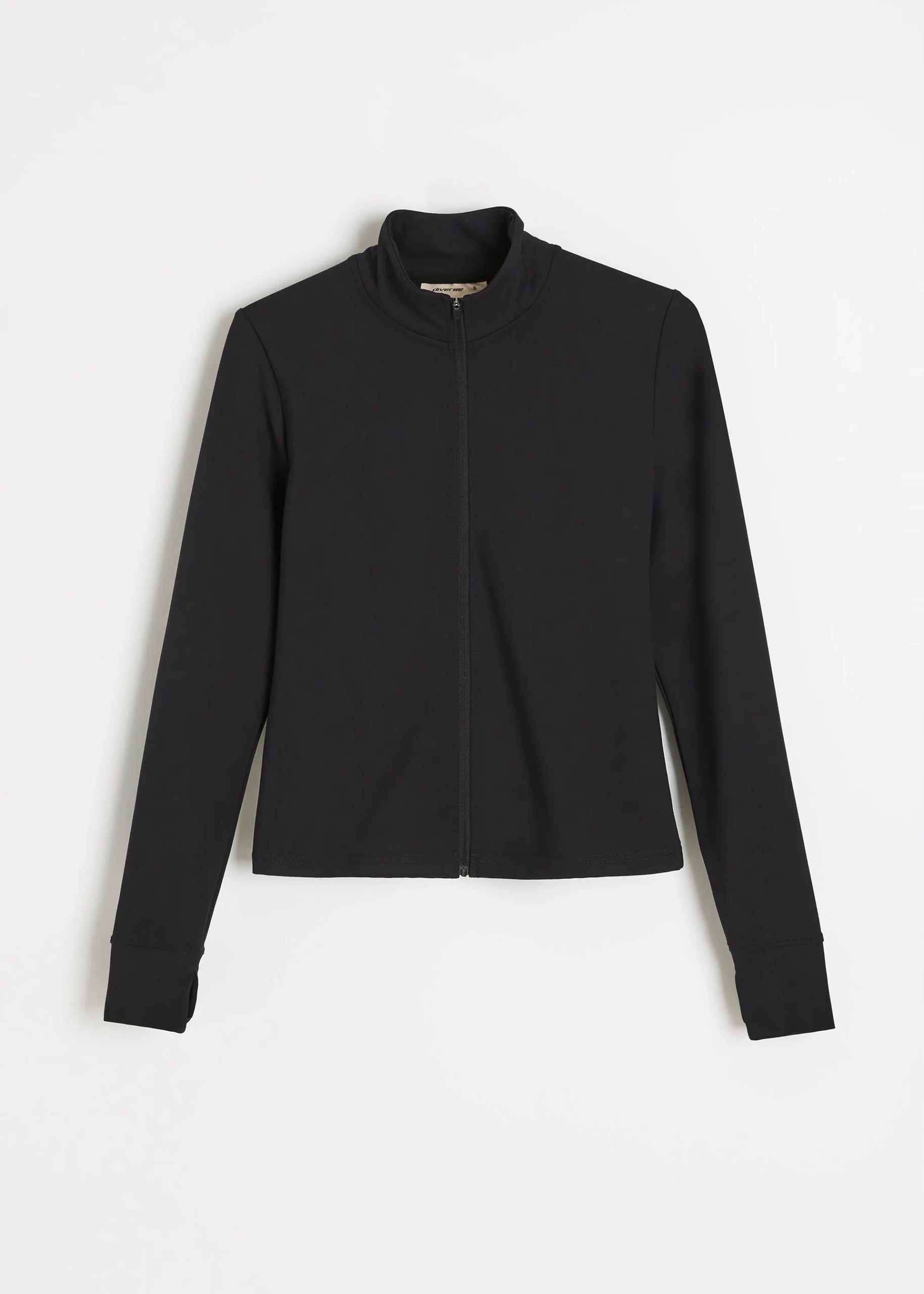 Bluzka damska zapinana na zamek Diverse Namer Czarny XL Lmt