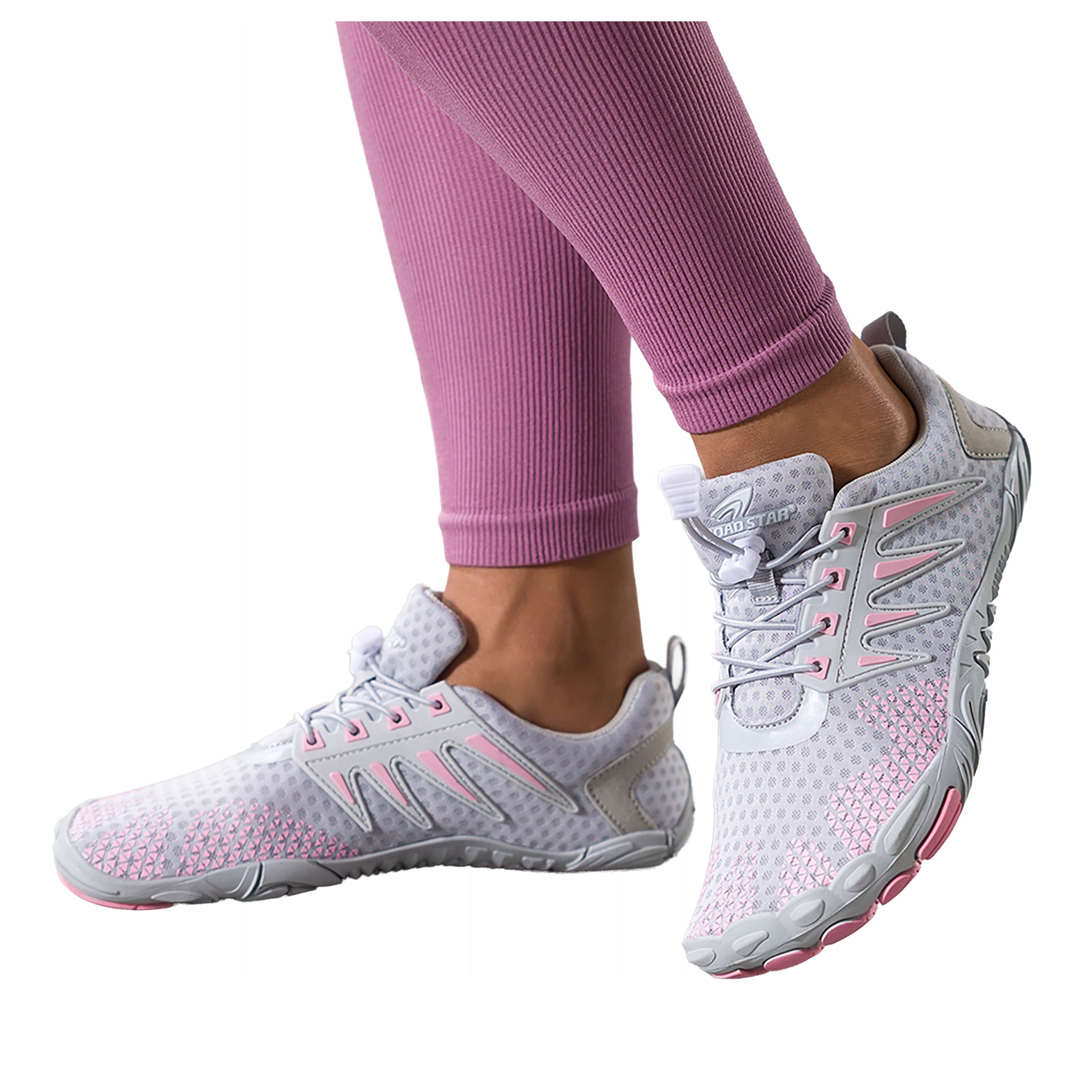 Sportovní Boty Šedé Dámské Barefoot Nastavitelné Šňůrky Pohodlné vel 37