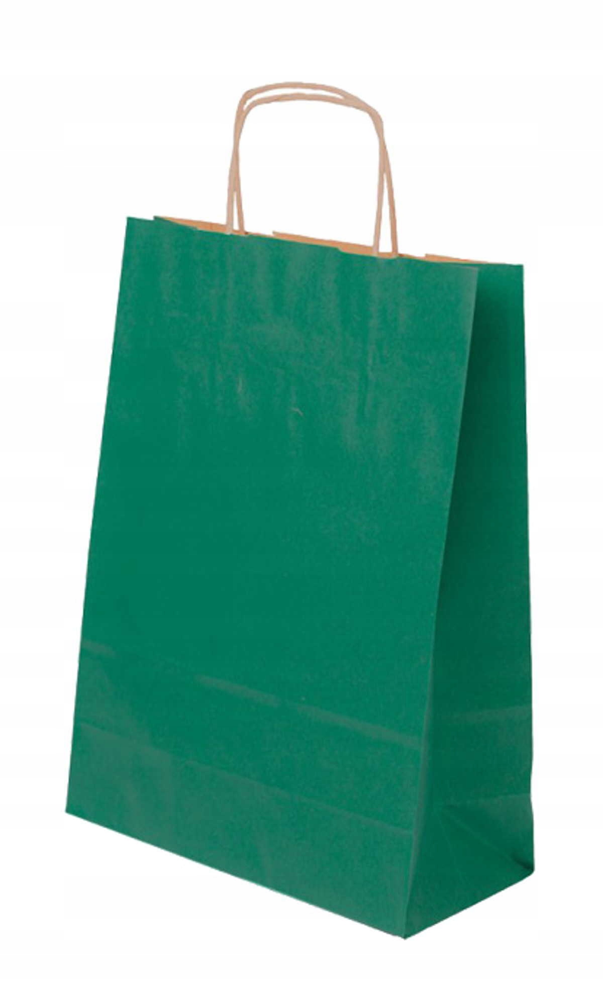 

Torba papierowa z uchem 30x42x17cm Zielona 1szt