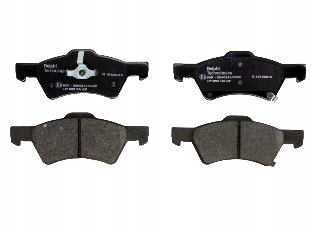 přední brzdové destičky Chrysler Town & Country 2001-2007 Delphi