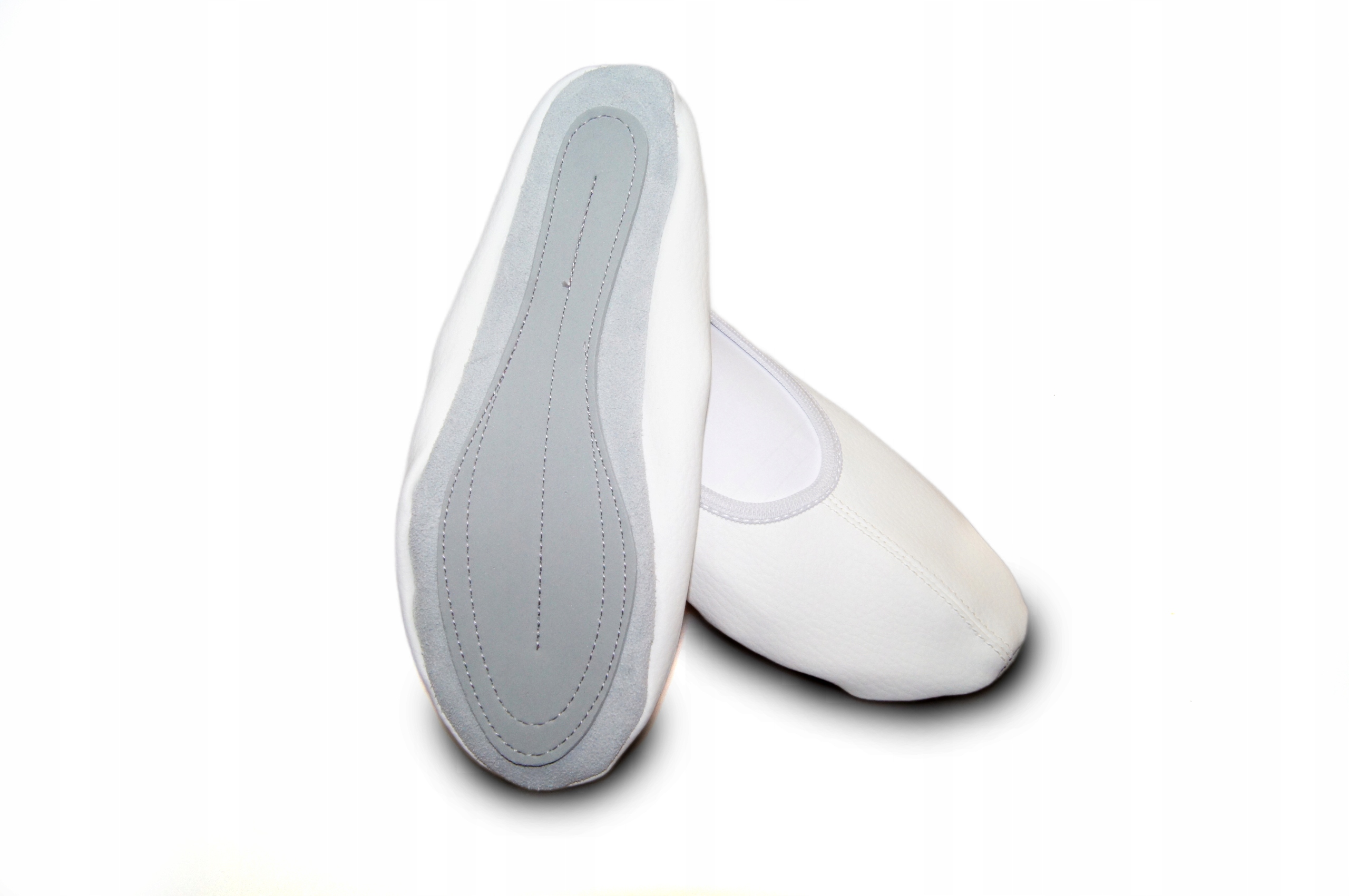 BALETKI BALERINKI BIAŁE POLSKI PRODUCENT DO TAŃCA RYTMIKA GIMNASTYCZNE Rozmiar (new) 33