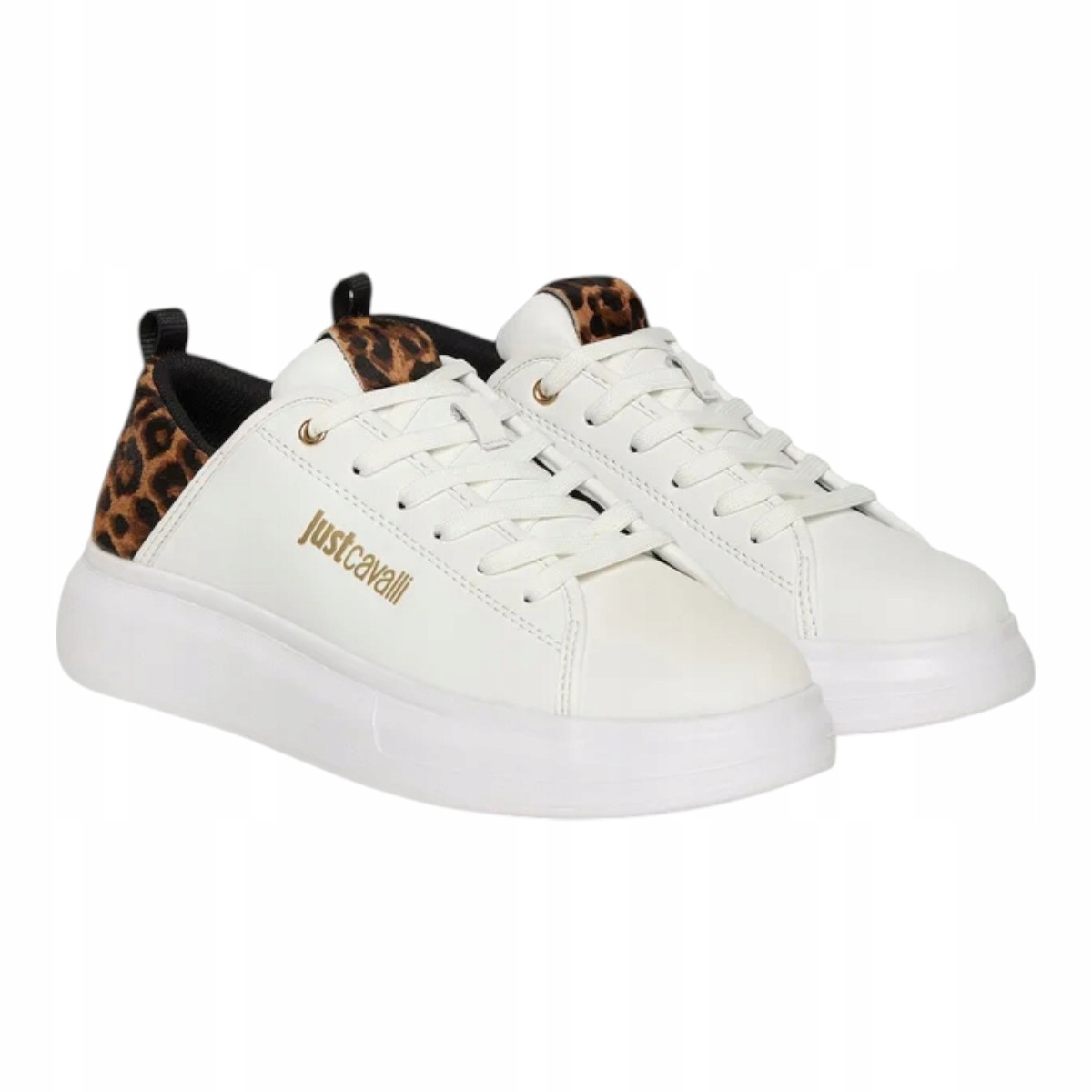 Dámské boty Just Cavalli Fondo Ursa Dis. 2 Bílé vel. 36