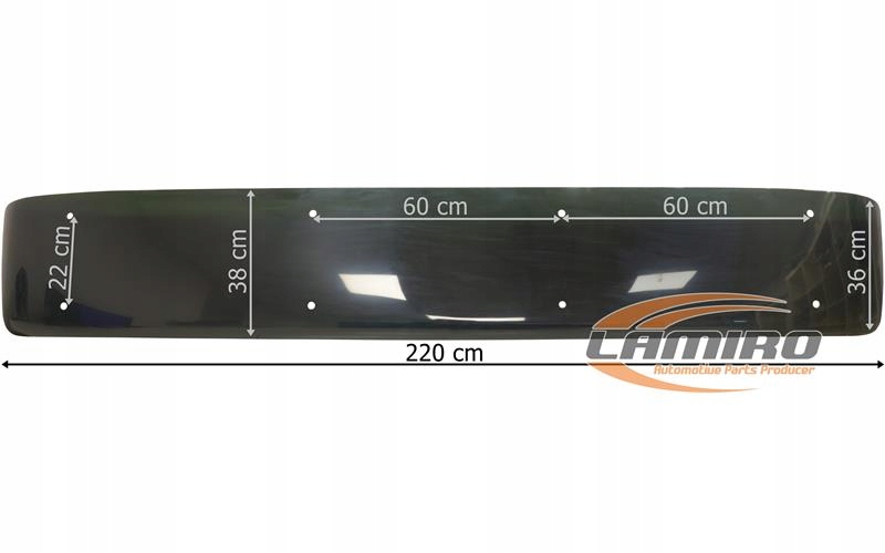 MAN TGX TGA XXL SPOILER PANEL OWIEWKA OSŁONA PRZECIWSŁONECZNA