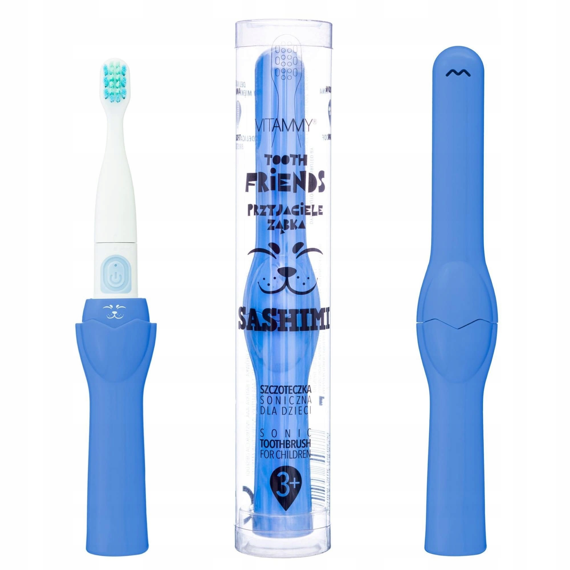 

Szczoteczka soniczna dla dzieci 3+ 2TRYBY Vitammy