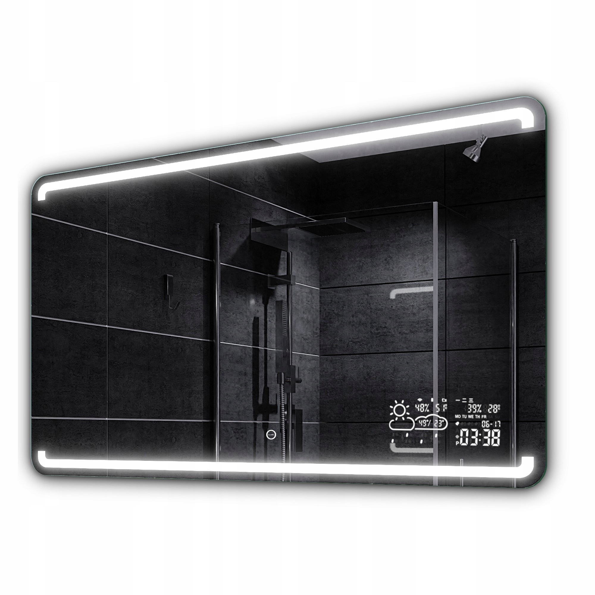 

Lustro łazienkowe Led pogoda dotyk 140x60 Mediolan