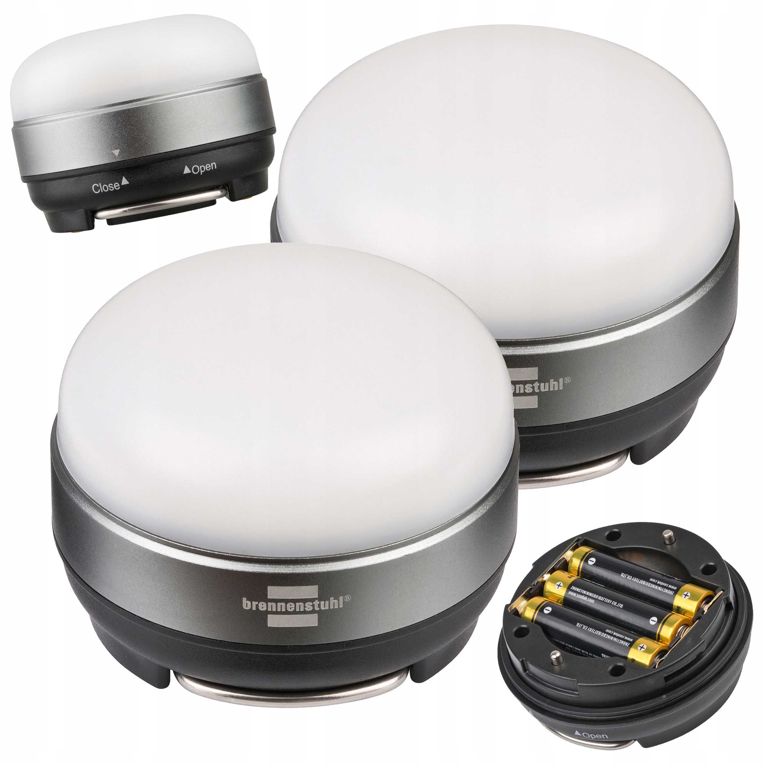 Lampka LED Turystyczna Bateryjna Wodoodporna Świeci 45h Fun. SOS Zestaw2szt