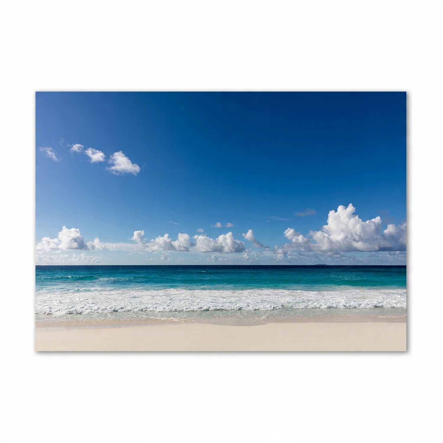 

Foto obraz szkło hartowane Plaża Seszele 100x70