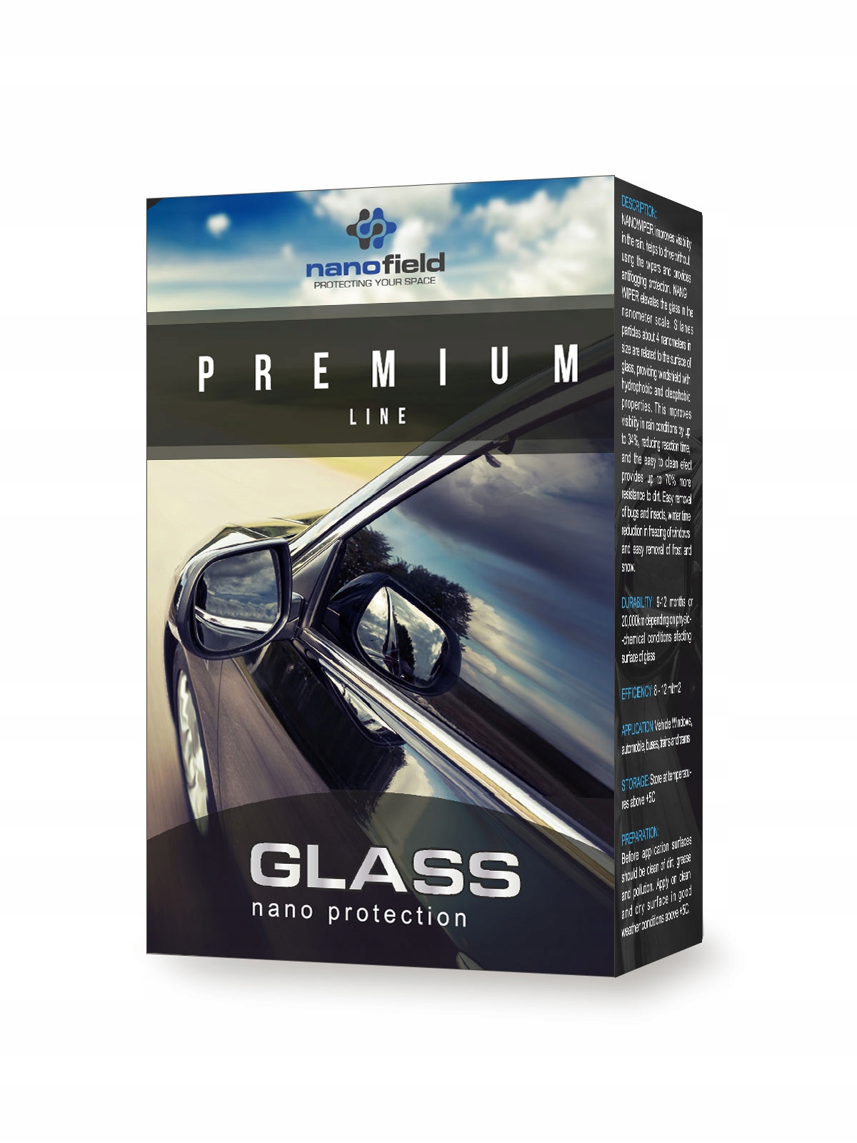 Nanofield neviditelné stěrače sada 100ml