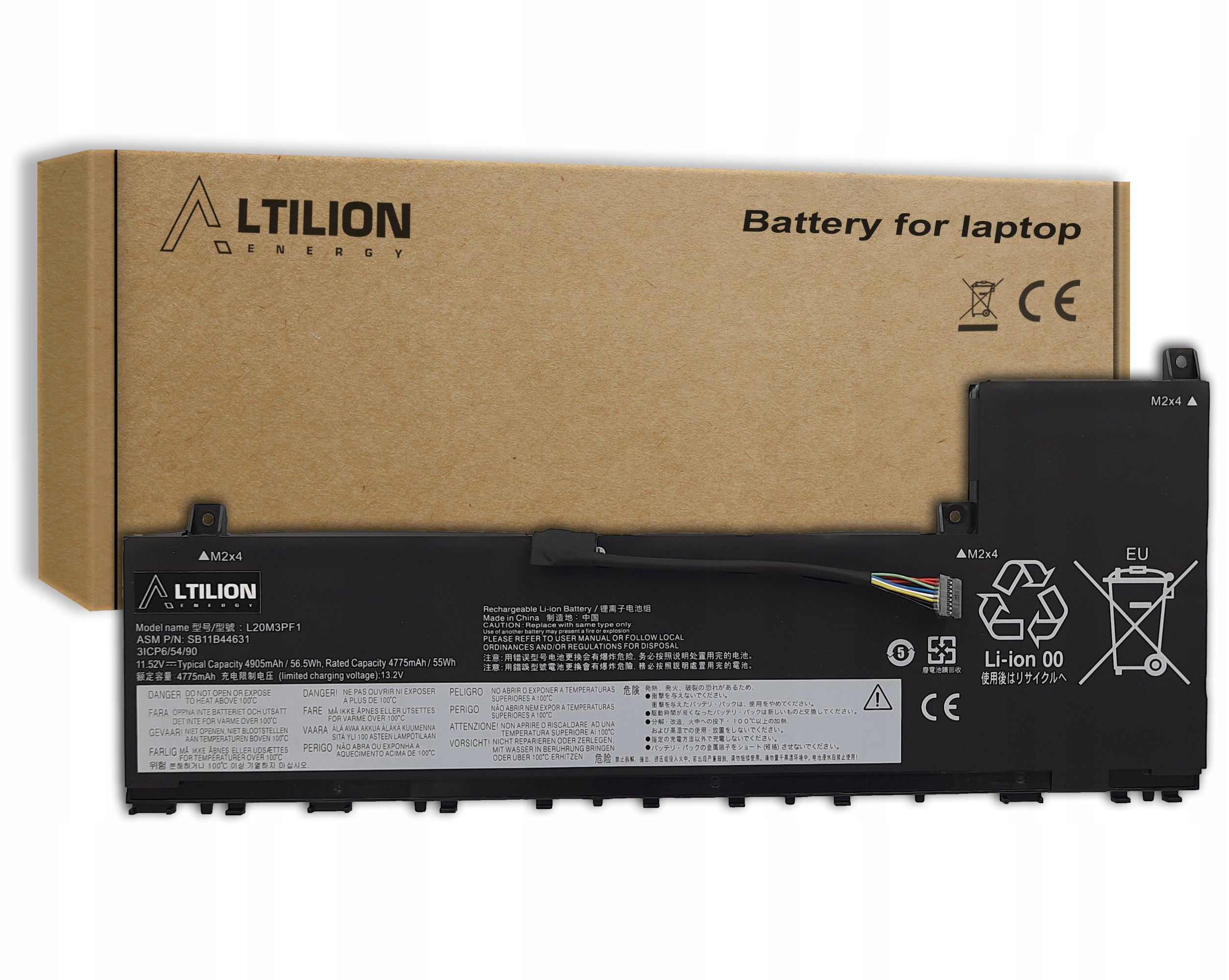 Batéria L20M3PF1 L20D3PF0 Lenovo XiaoXin Air 14+ Lenovo IdeaPad 5 Pro