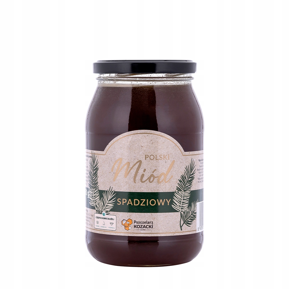Levně Medovicový Med 1,25 kg Pszczelarz Kozacki Přírodní Polský Výrobek