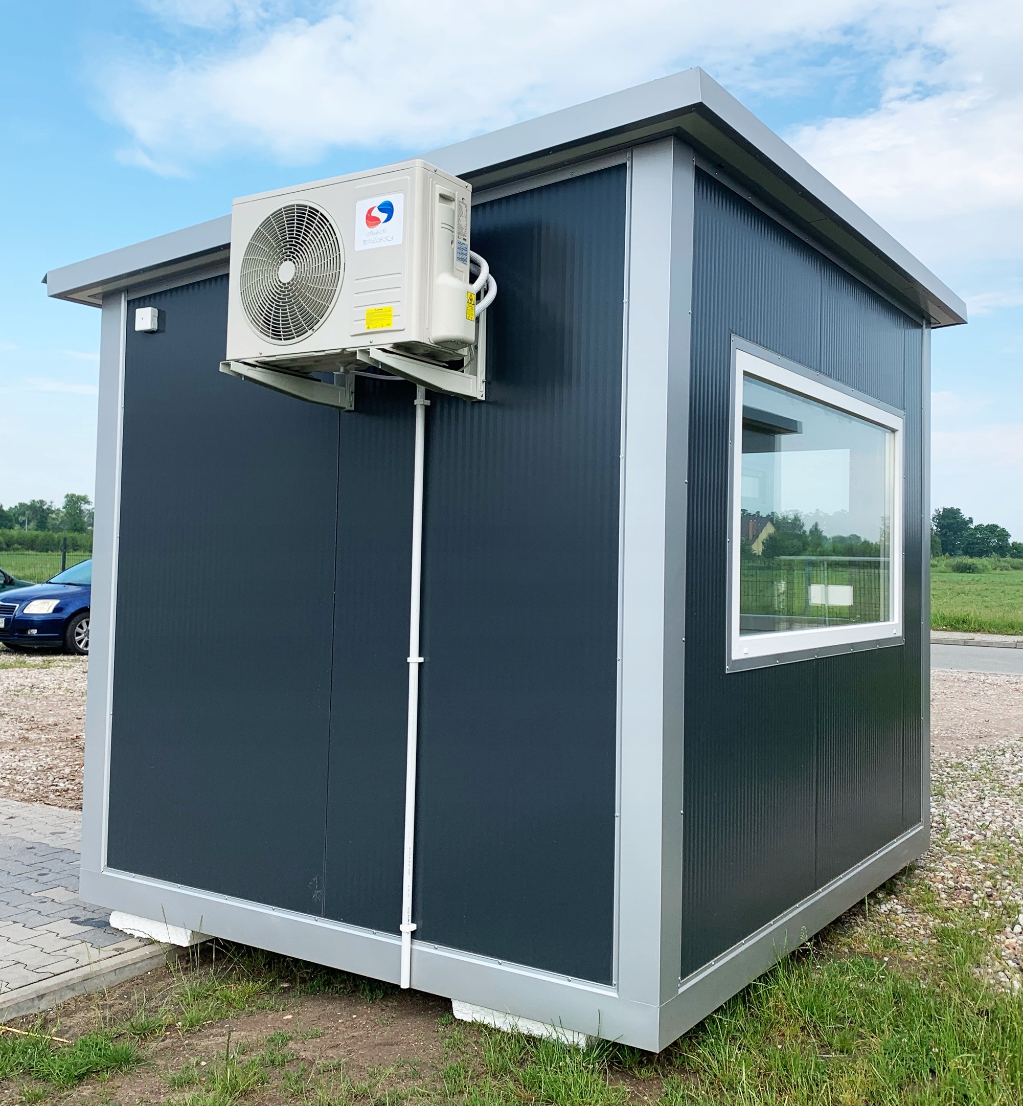 KONTENER STRÓŻÓWKA PORTIERNIA KIOSK BUDKA PAWILON Długość 1 m