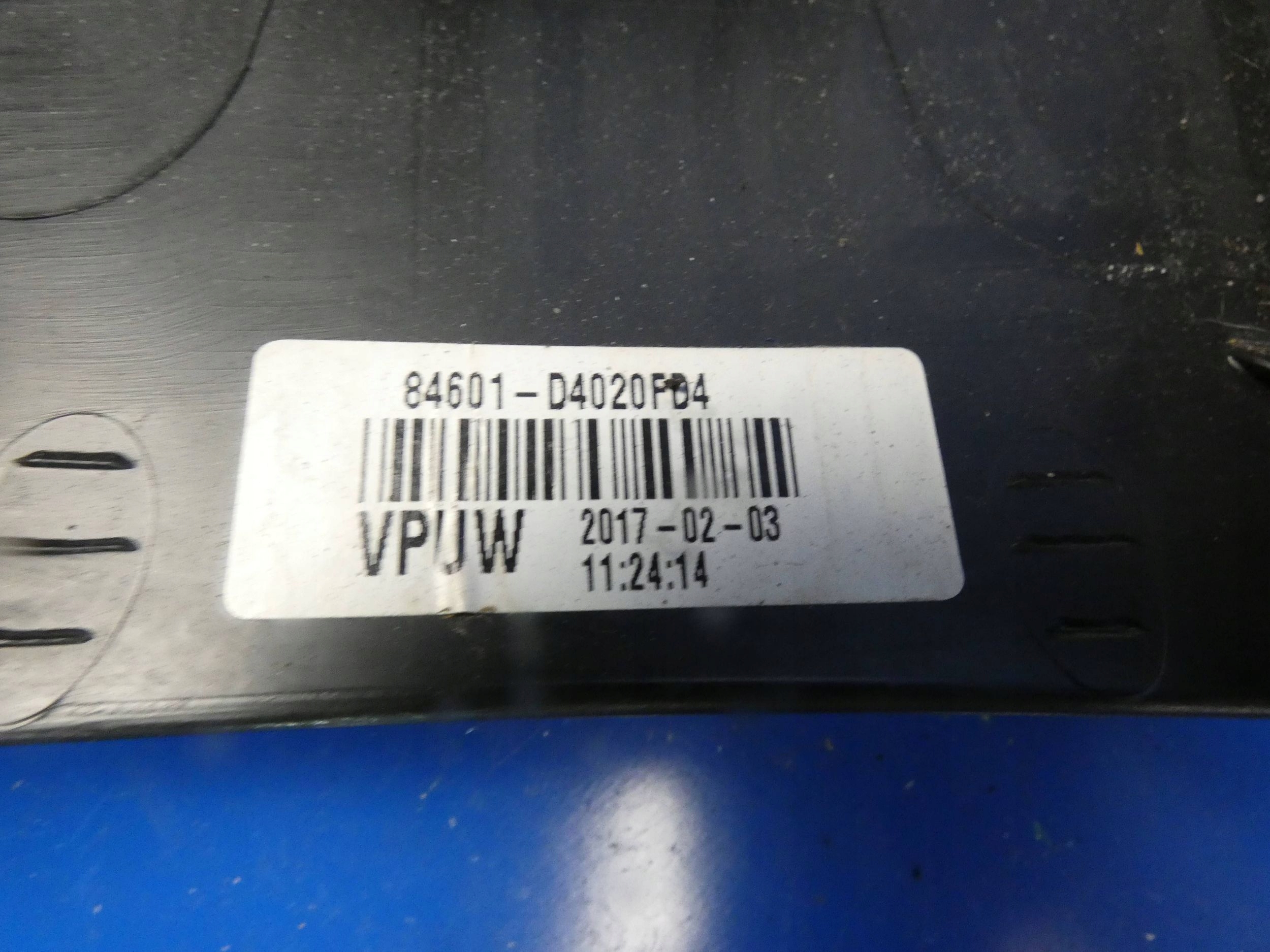 KIA OPTIMA IV JF 2015- grid air conditioning devices rear part TUNEL rear