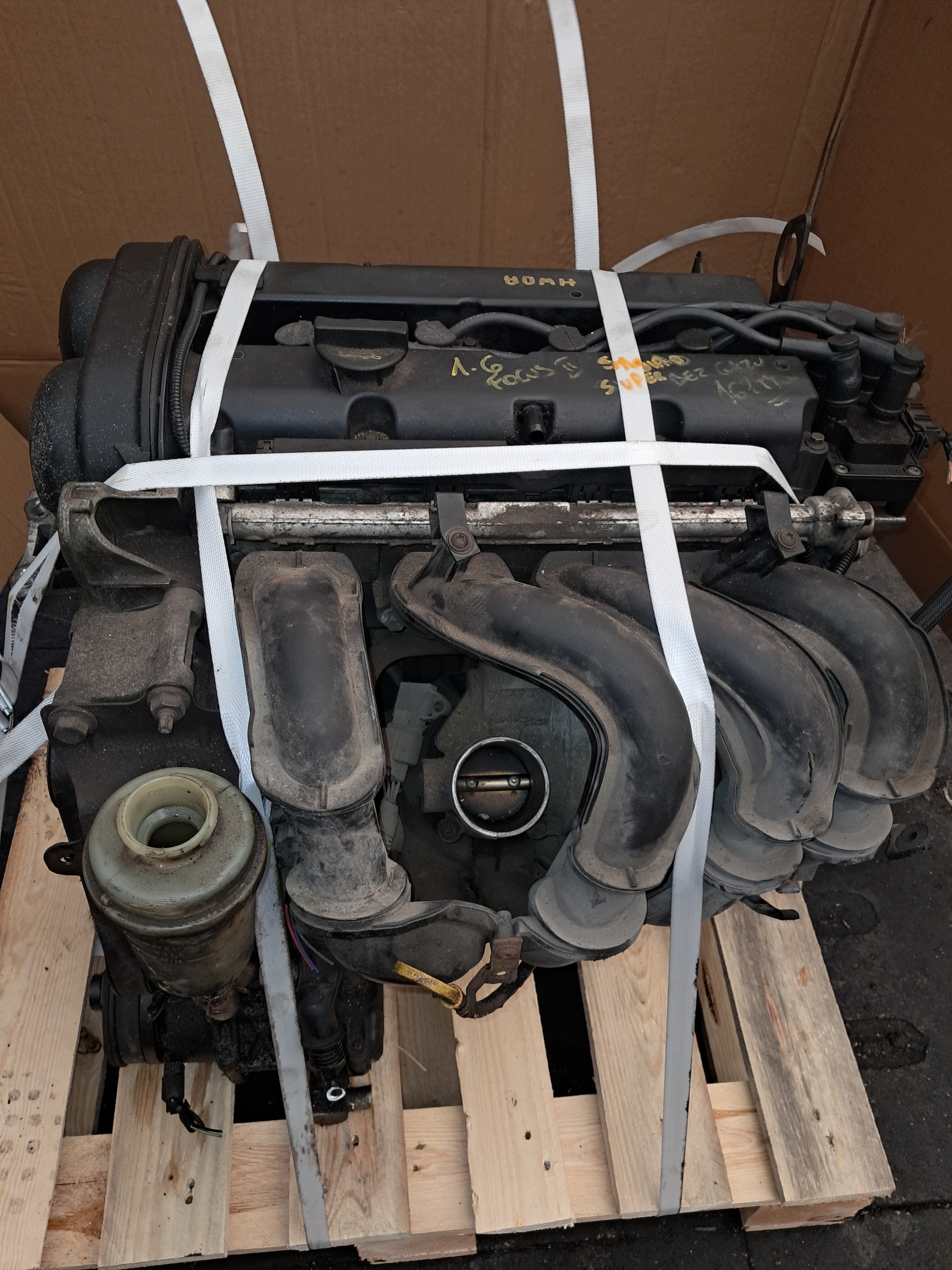 engine 1.6 16V HWDA complete FORD FOCUS II C-MAX PEWNIAK DO MONTAZU