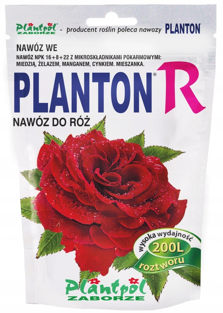 

Nawóz wieloskładnikowy Plantpol R do róż