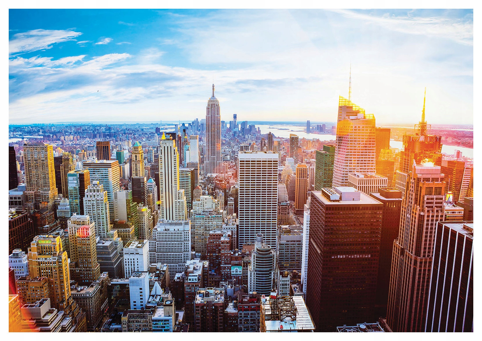 Fototapeta Město Panorama z Vysočiny Vinylová Energie 254x184 3D lepidlo