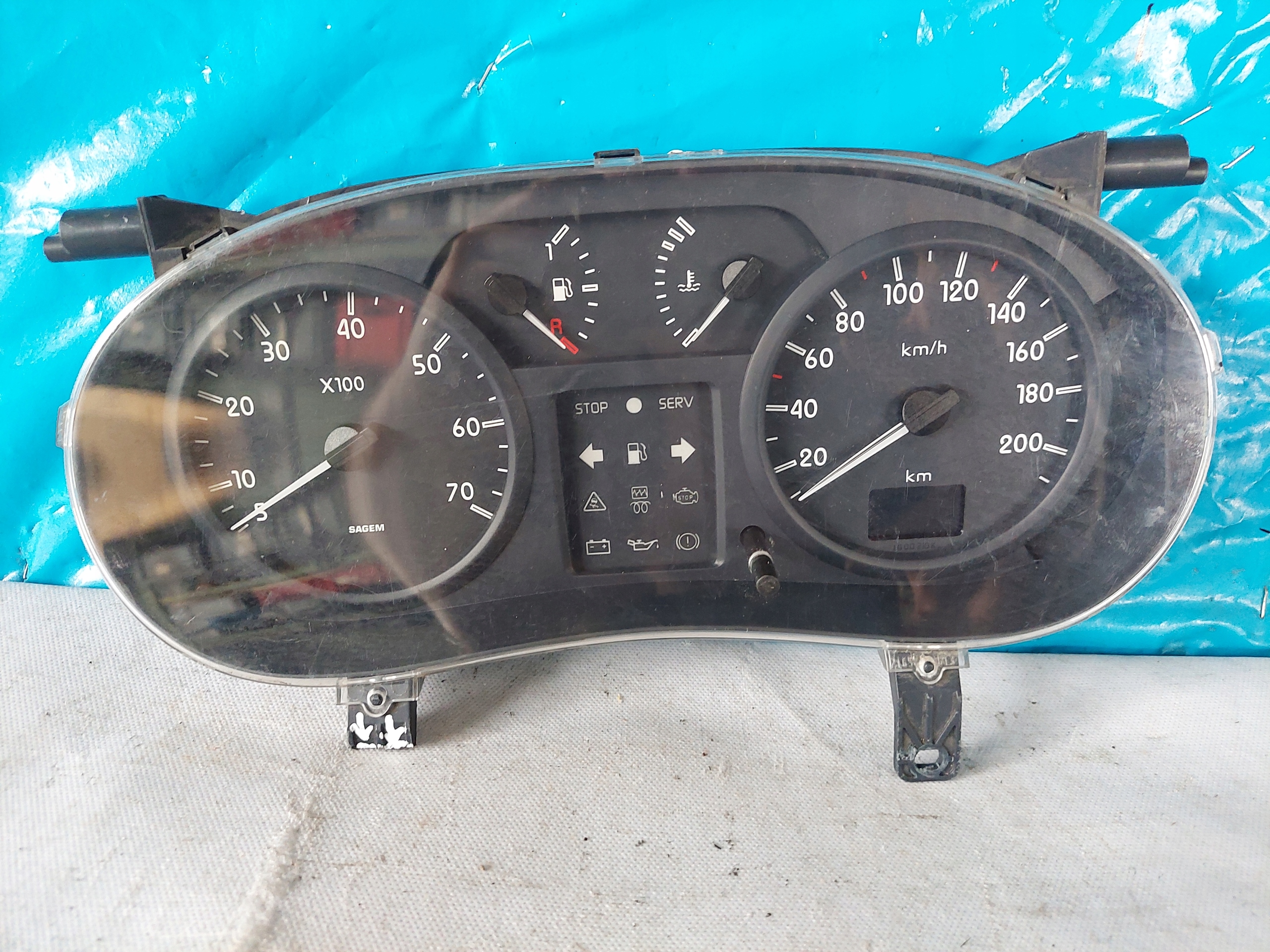 dials clock KANGOO and 1.5 DCI P8200176654