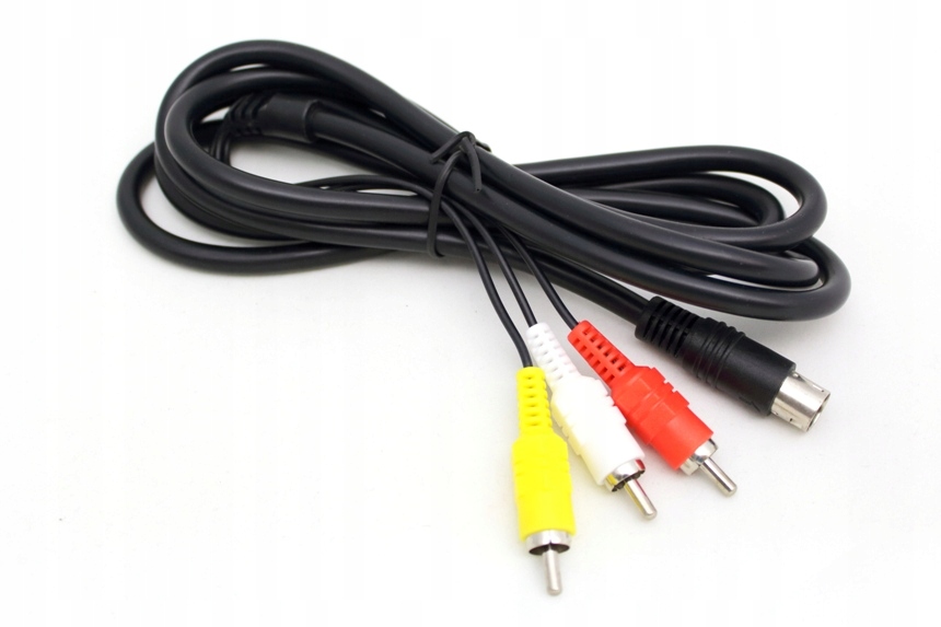 IRIS Kabel przewód TV composite AV 3 x RCA do Sega Genesis 2 Mega Drive 2