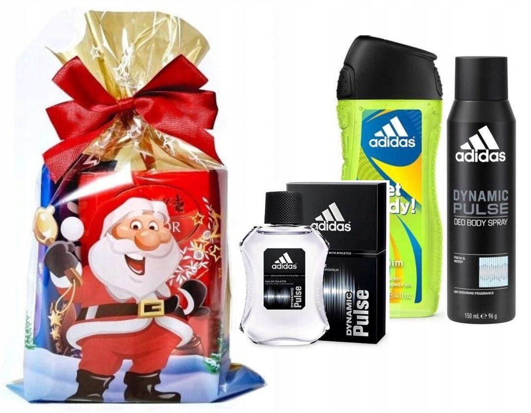 Adidas Dynamic Pulse dárková sada pro muže gel 3v1 deodorant voda