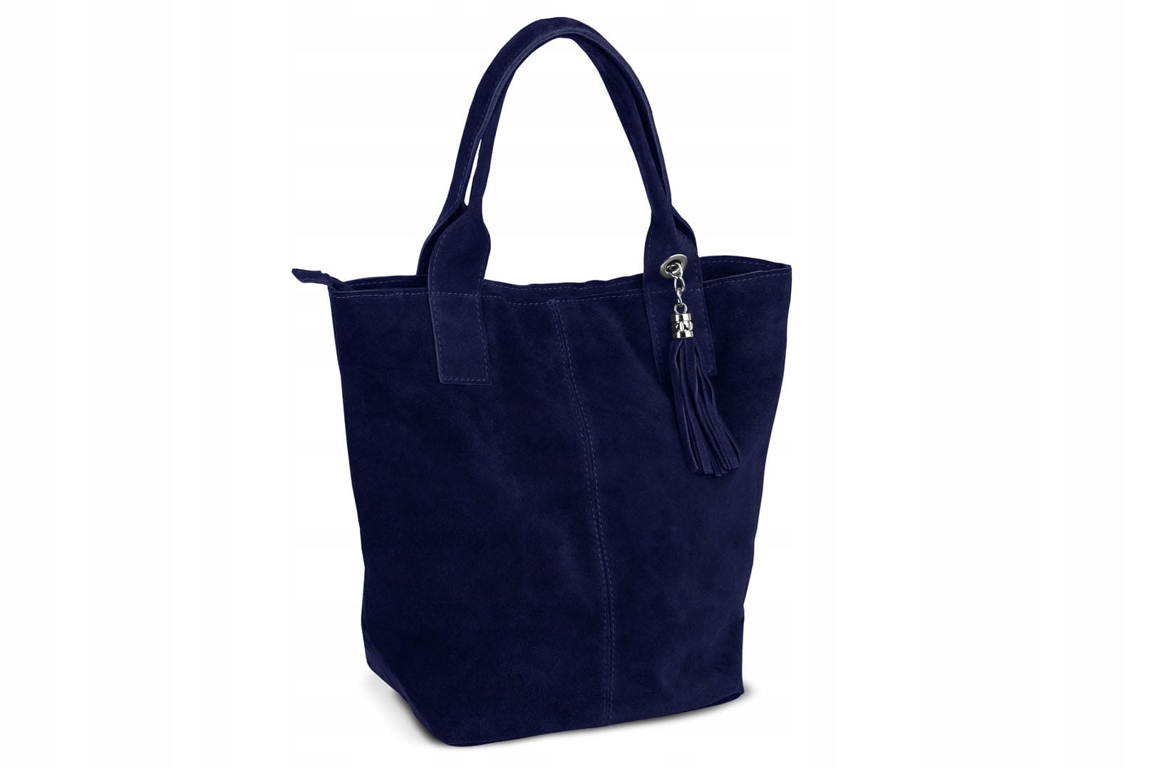 Kožená taška Vera Pelle Olivia Zmaszowa, modrá