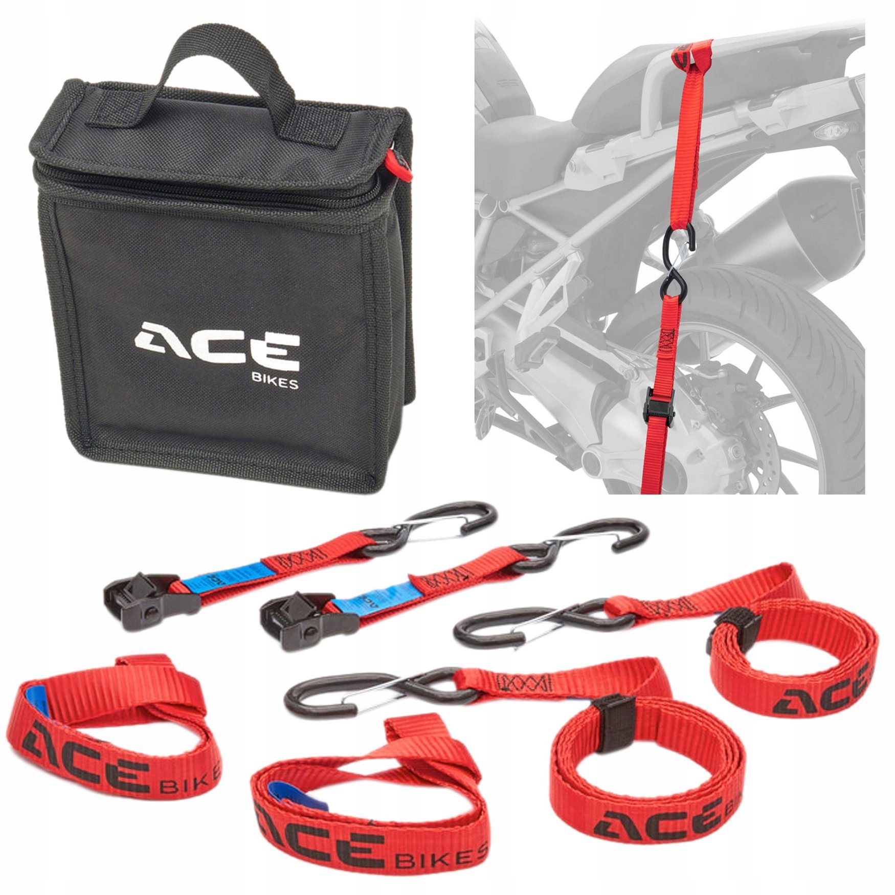 Sada Prepravných Pásov Acebikes Pro 2-PAK Cam Buckle Pro