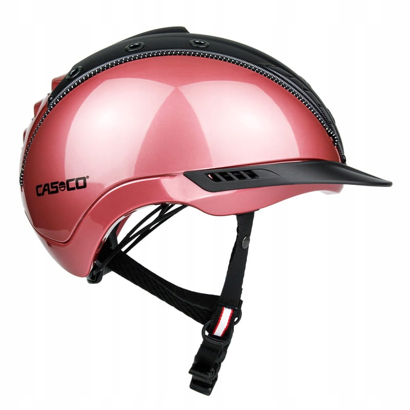 Kask do jazdy konnej CASCO Mistrall 2 Edition różowy