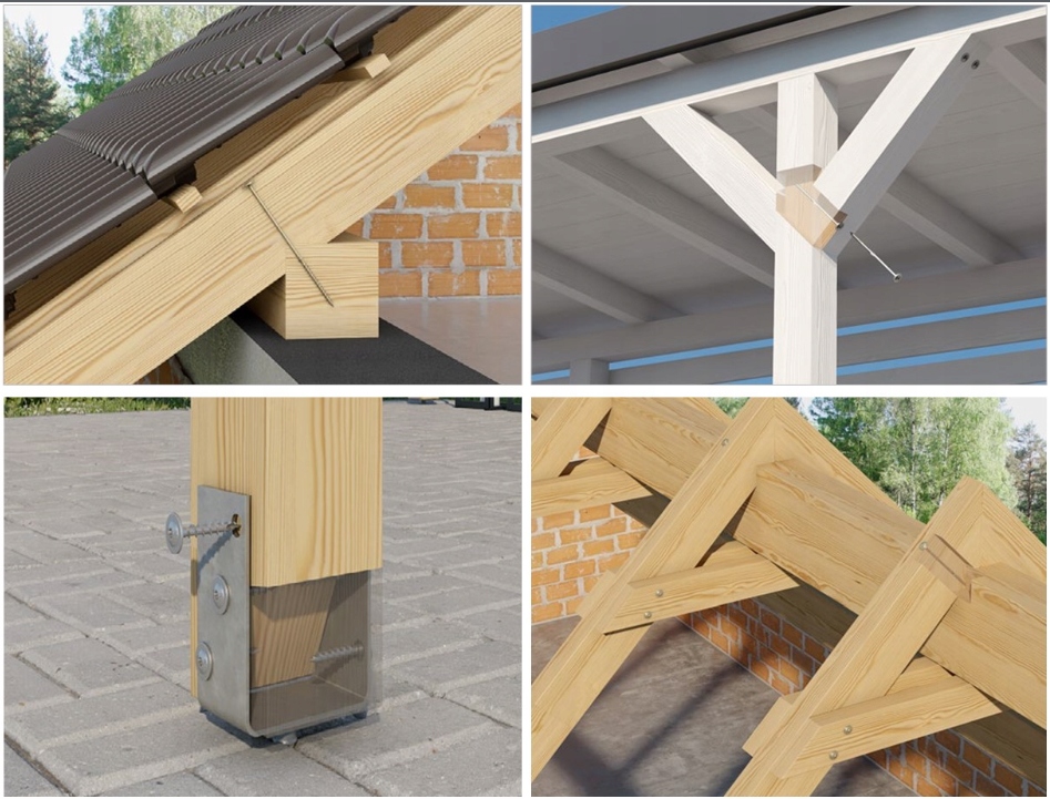 WKRĘTY CIESIELSKIE WKCP 8x160 TORX ŁEB TALERZOWY PODKŁADKOWY KLIMAS 25szt Długość całkowita 160 mm