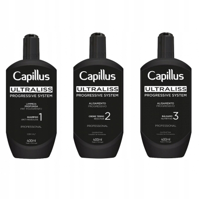 Capillus Ultraliss nanoplastia Zestaw 3 x 400ml
