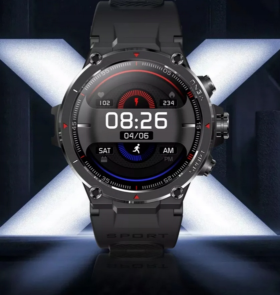 Smartwatch sportowy SAYBERG ekran AMOLED GPS PL Kolor inny