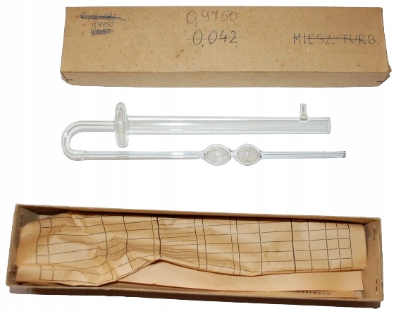 Viskozimetr viskozimetr kapilara Otswalda Pinkiewicze K 0,0934