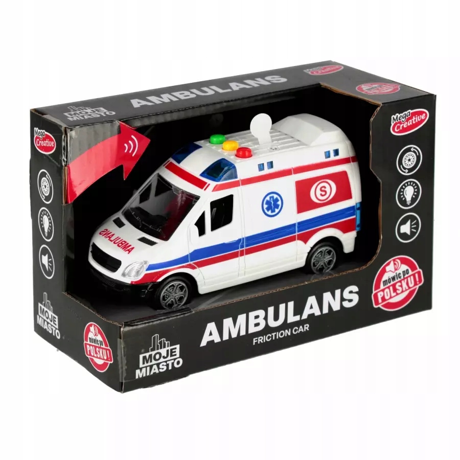 AUTO POGOTOW B O 19X13X9 MOJE MIASTO 1987