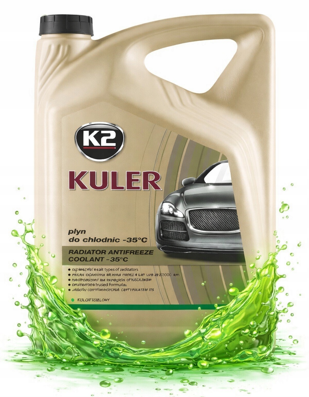 Gotowy Płyn Do Chłodnic G12 *zielony* K2 Kuler 5L