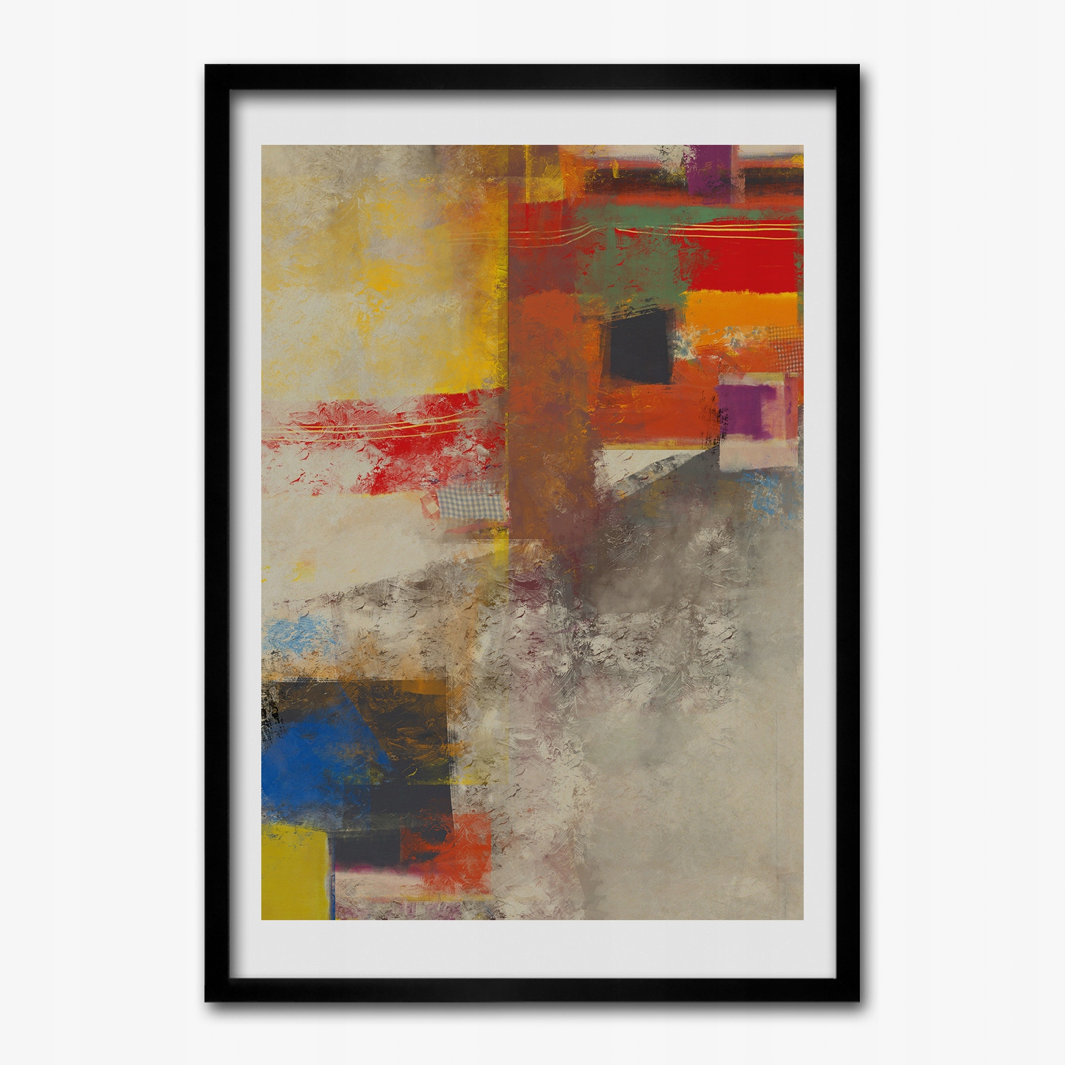 Obraz s rámom Mdf Abstraktná maľba 70x100 cm