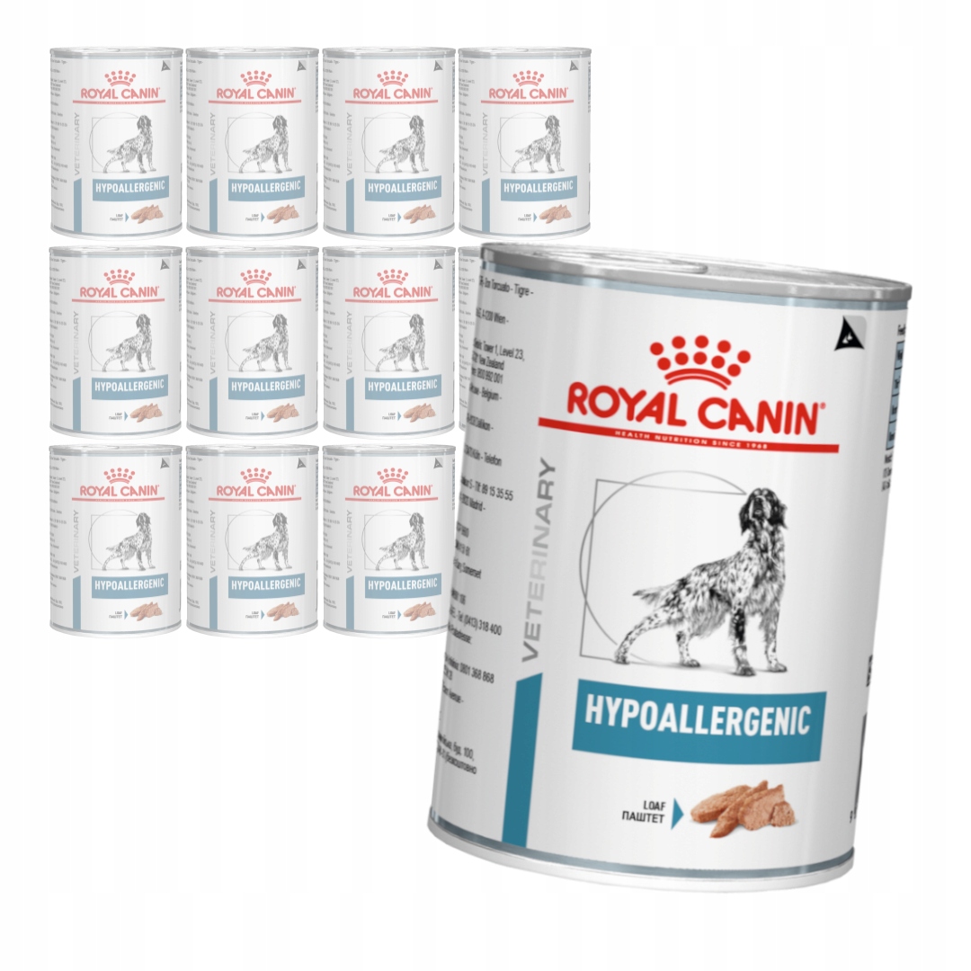 Royal Canin Veterinary Hypoallergenic 12x400g Mokra Karma Pasztet Dla Psa