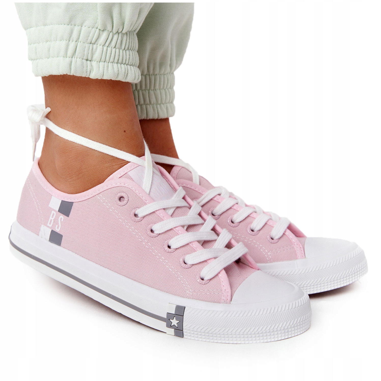 

Damskie Trampki Big Star HH274110 Jasny Róż 38