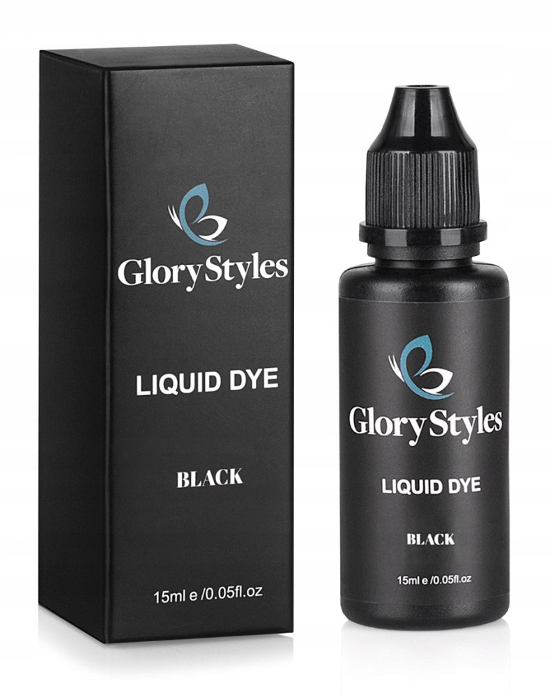 GloryStyles Barva na obočí a řasy 15 ml černá