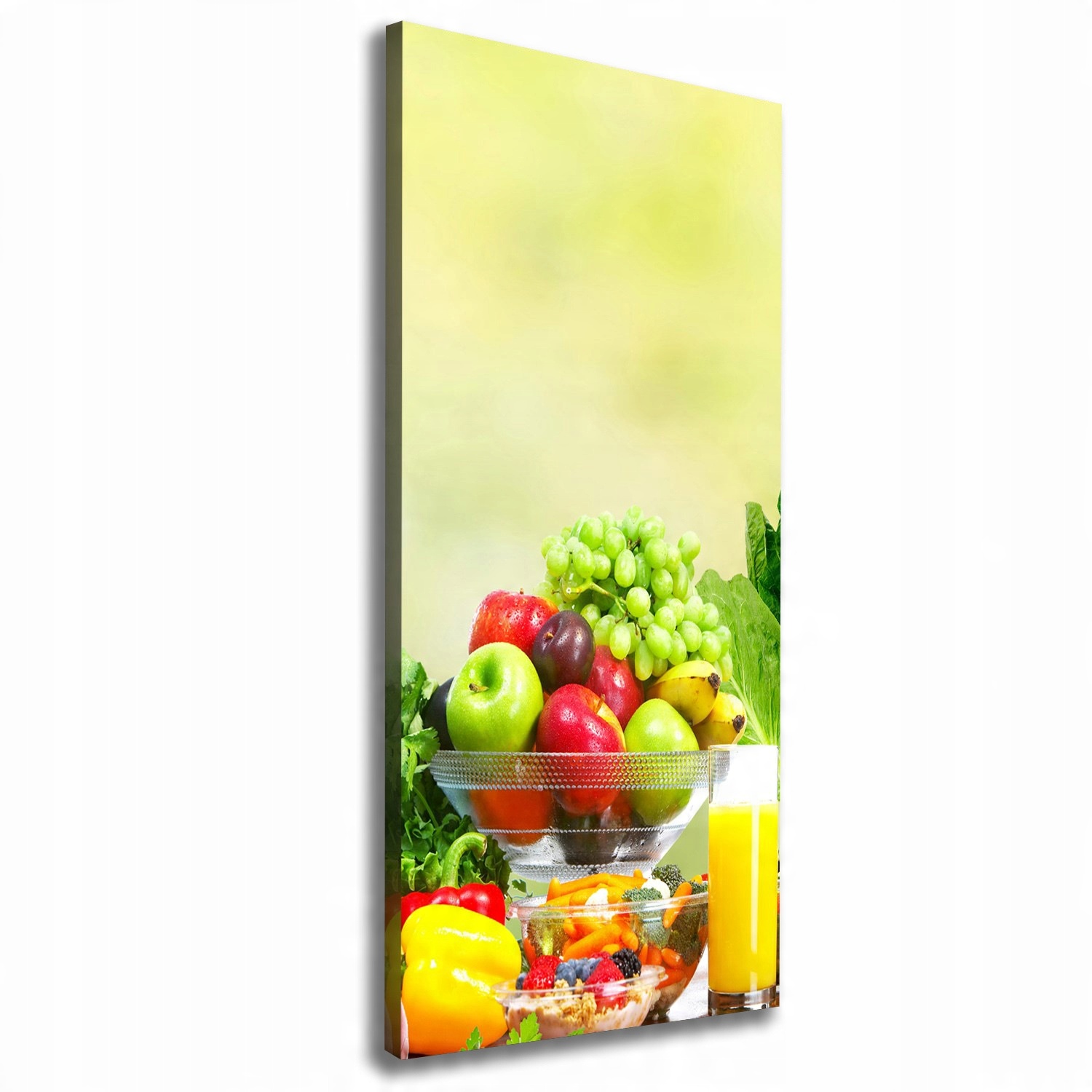 

Foto obraz na płótnie Warzywa i owoce 50x125 cm
