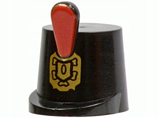 

Lego Czapka Kapelusz Czako Shako Czarna 2545pb01