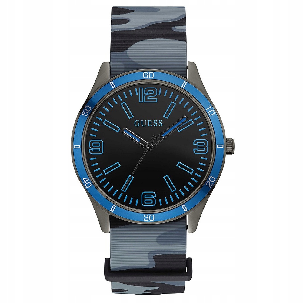 Pánské Hodinky Guess W1163G1 s černým řemínkem