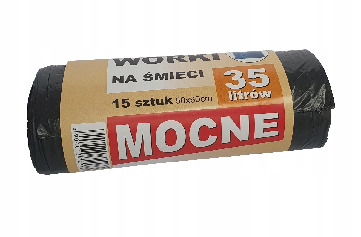 

Worki na śmieci mocne 35L kpl. 15 sztuk