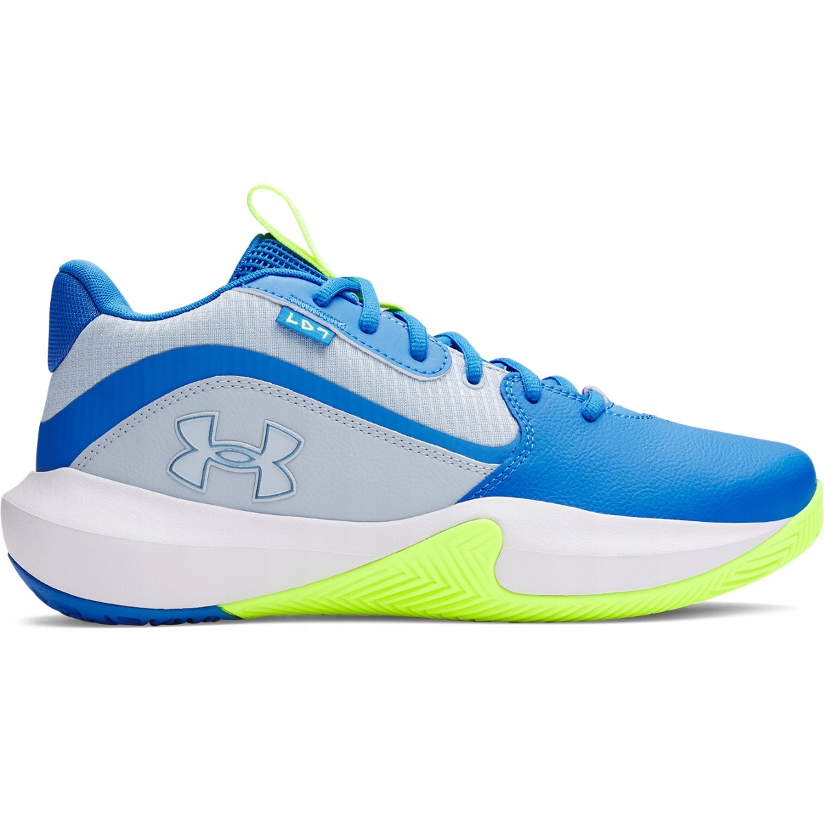 Buty sportowe sneakersy koszykówka Under Armour Lockdown niebieskie 45