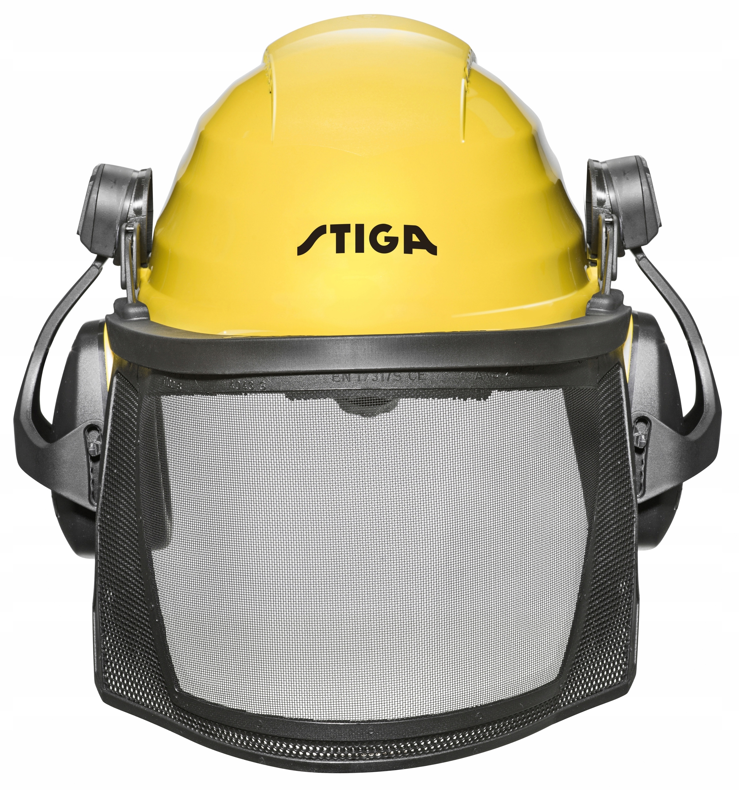 HEŁM Z OCHRONĄ SŁUCHU I TWARZY STIGA ABS LEKKI Marka STIGA