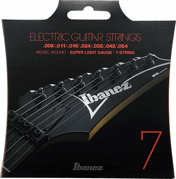 Struny Ibanez IEGS7 Nickel Wound 7str (9-54)