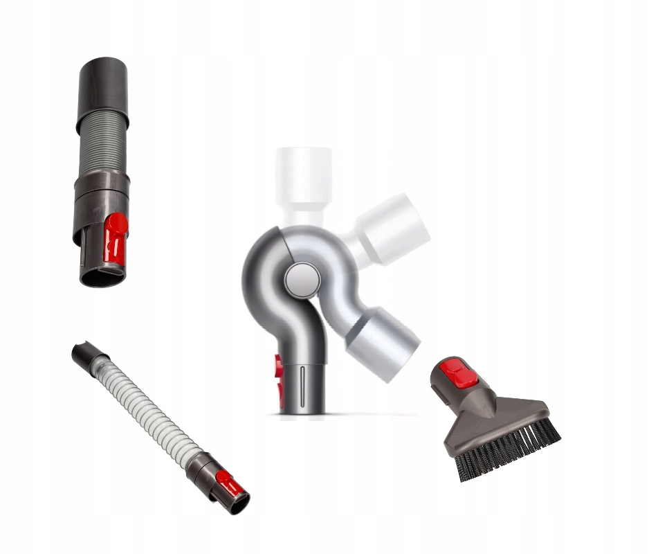 Originálna Sada 3 Doplnkov Dyson Predlžovacia Hadica Uhlový Adaptér Hubica
