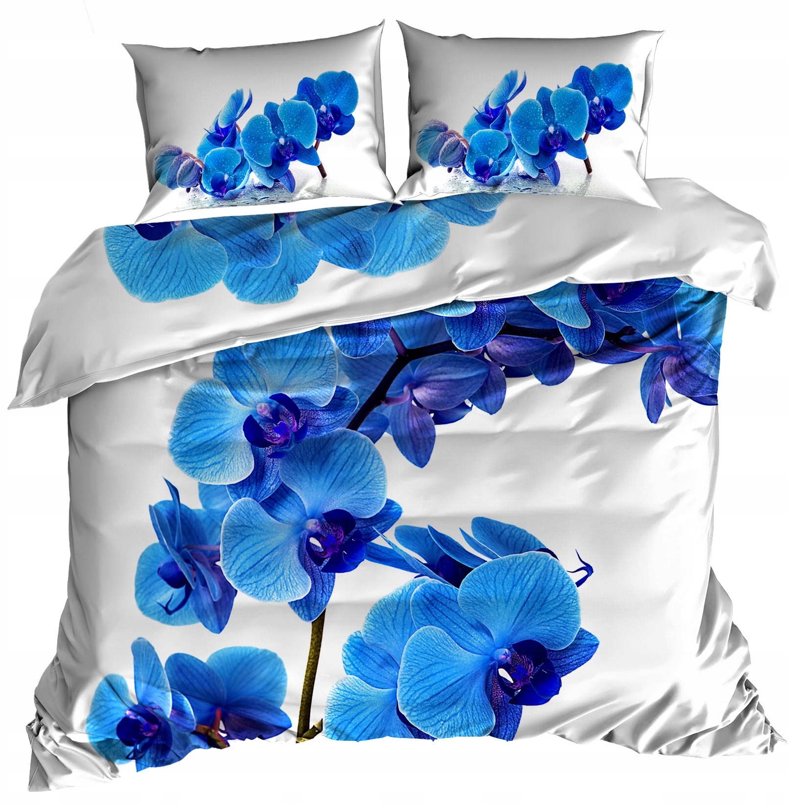 Povlečení 3D Bavlna Satén 200 x 220 cm Orchidej